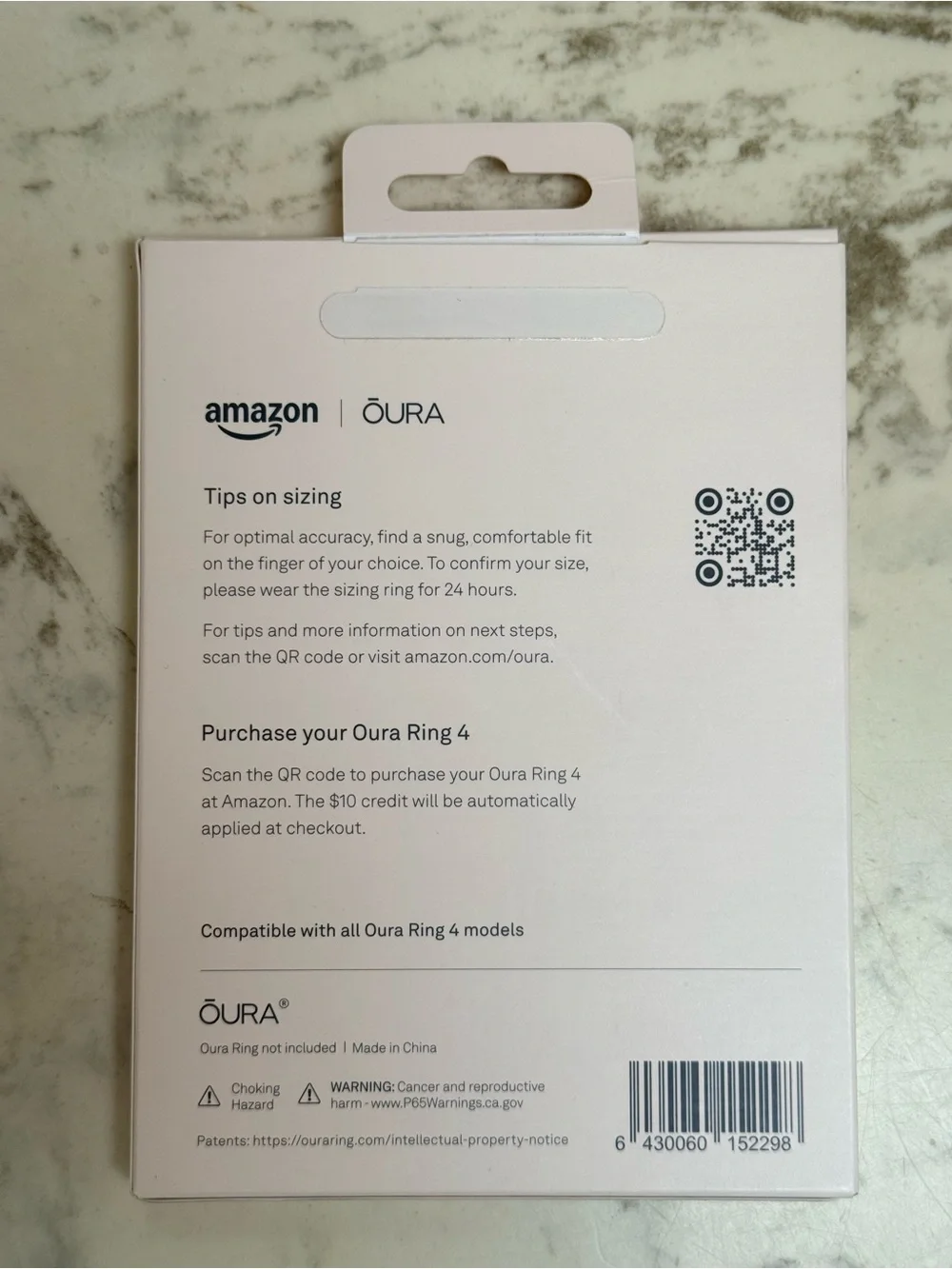 Oura Ring 4 Sizing Kit
